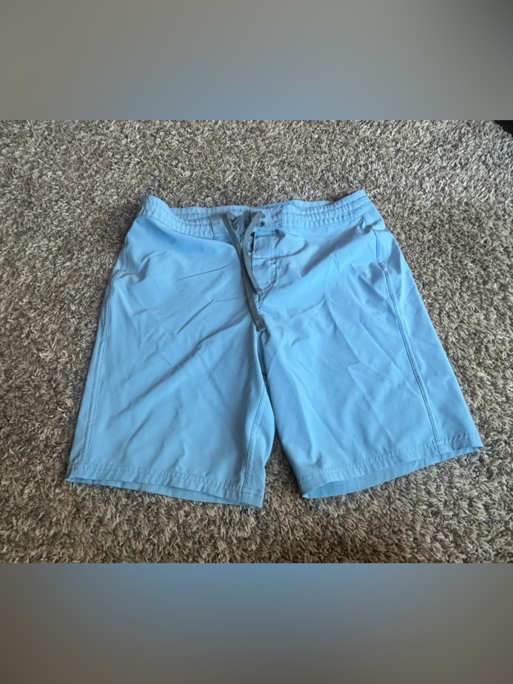 PrAna Men's Light Blue Hybrid board Shorts